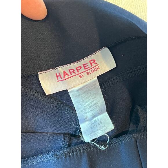 Harper by Block Pleated Blue Dress Pants Womans S - Picture 3 of 3